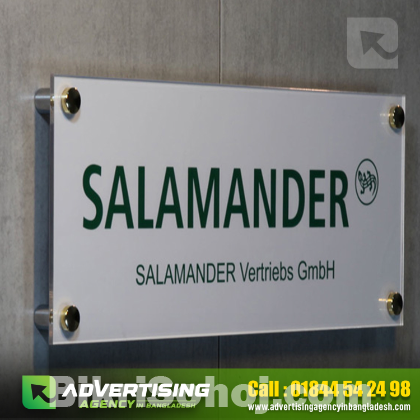 Glass nameplate Manufacturer in Gulshan